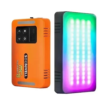 Soonwell MC8 2600-6000 K RGB Creative Light 8 Вт Портативное Мини-Карманное RGB-Видеоосвещение для DSLR Камеры Light Vlogging Live