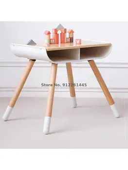 Многофункциональный детский обеденный стол стул в скандинавском стиле детский обеденный стул детское сиденье для еды простое обучение детей письму
