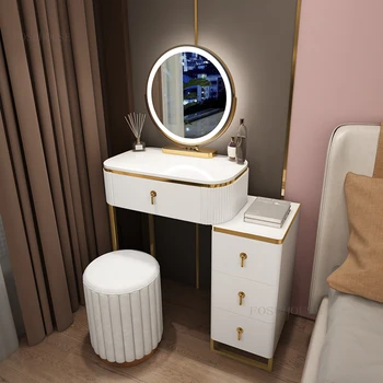 Туалетный столик в скандинавском стиле для спальни, столики для макияжа, современный минималистичный шкаф для хранения одежды, комоды для гостиниц в общежитии