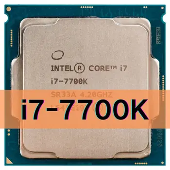 Четырехъядерный процессор Intel Core i7-7700K i7 7700K с частотой 4,2 ГГц, 8M 91W LGA 1151